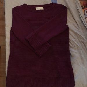 Jones New York 3/4 sleeve sweater Plum